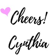 Cheers!Cynthia